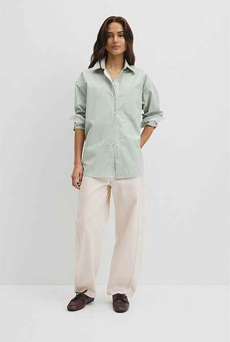 Stripe Poplin Shirt