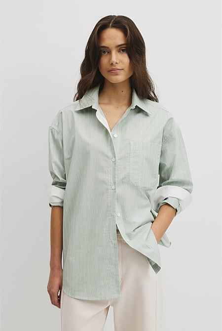 Stripe Poplin Shirt