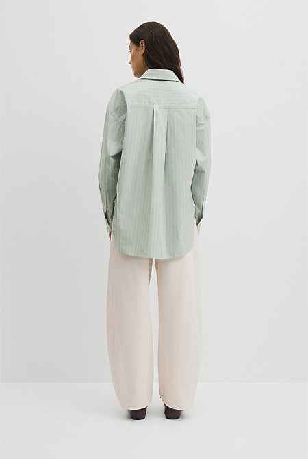 Stripe Poplin Shirt