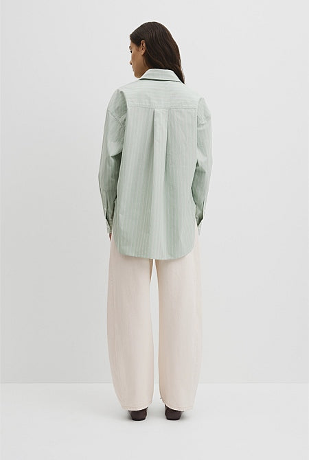 Stripe Poplin Shirt