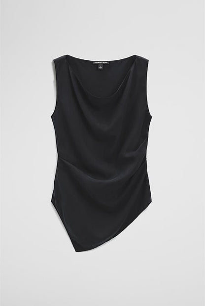 Asymmetrical Hem Blouse