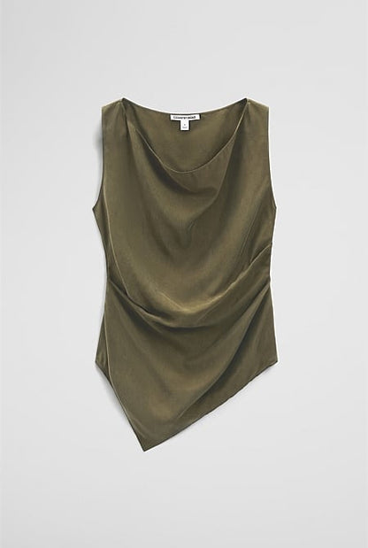 Asymmetrical Hem Blouse