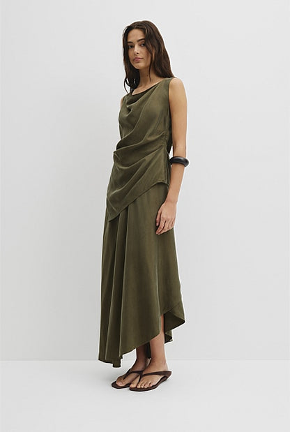 Asymmetrical Hem Blouse