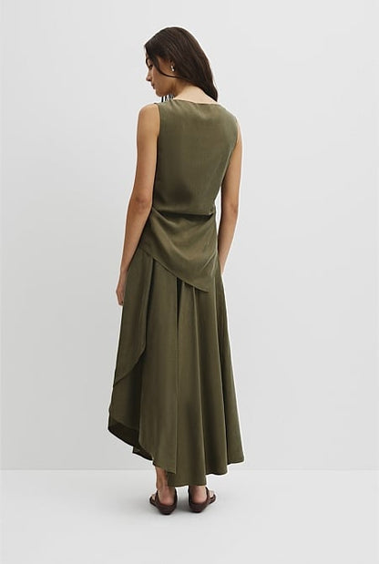 Asymmetrical Hem Blouse