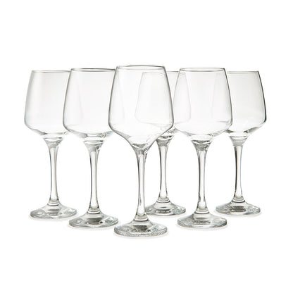 6 Santorini Red Wine Glasses