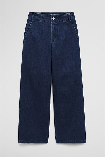 Refined High Rise Wide Leg Jean