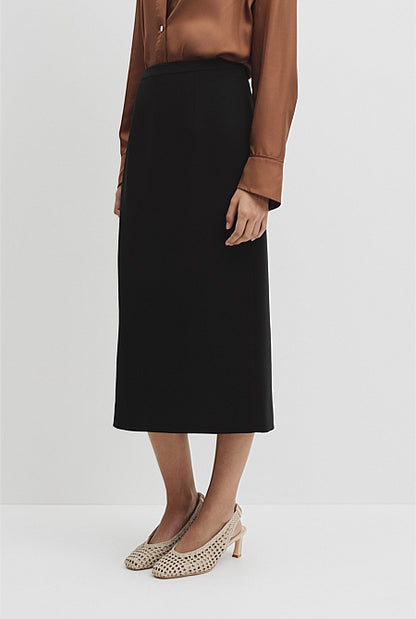 Zip Pencil Skirt
