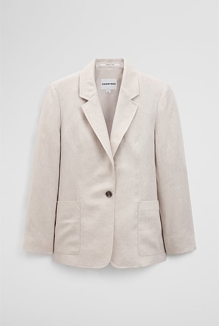 Linen Relaxed Blazer