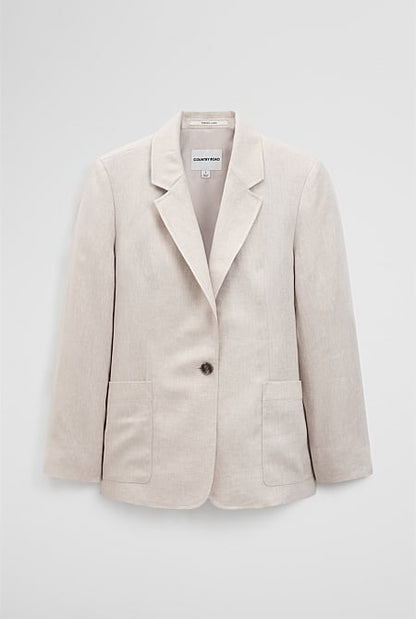 Linen Relaxed Blazer