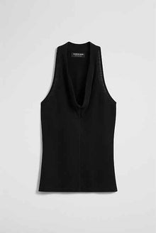Wool V-Neck Drape Tank