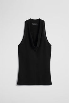 Wool V-Neck Drape Tank