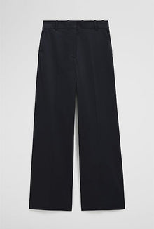 Cotton Sateen Wide Pant