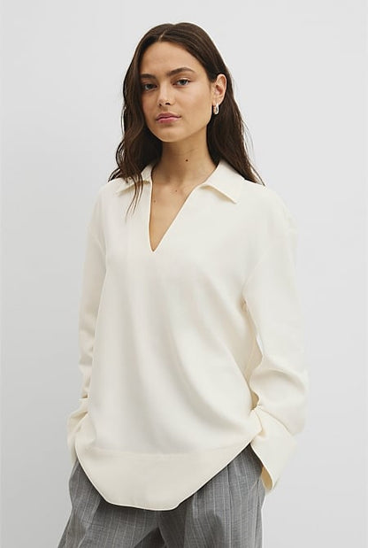 Crepe Rugby Shirt