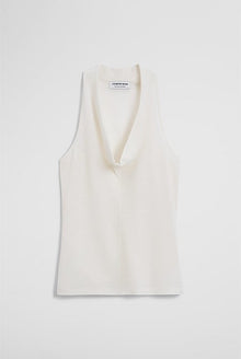 Wool V-Neck Drape Tank