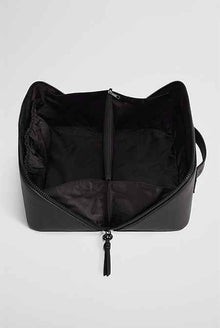 Branded Detail Large Convertible Cosmetic Case
