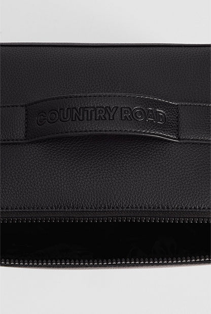 Branded Detail Large Convertible Cosmetic Case