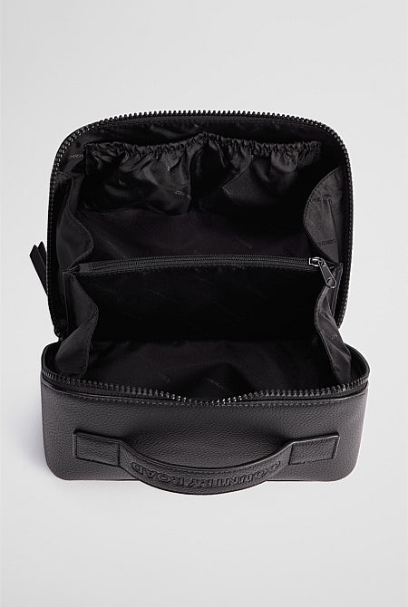 Branded Detail Medium Convertible Cosmetic Case