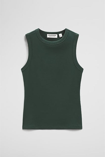 Australian Cotton High Neck Tank