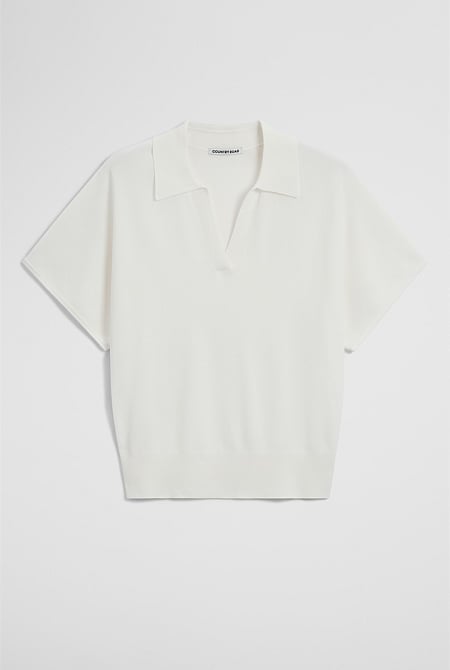 Compact Knit Polo