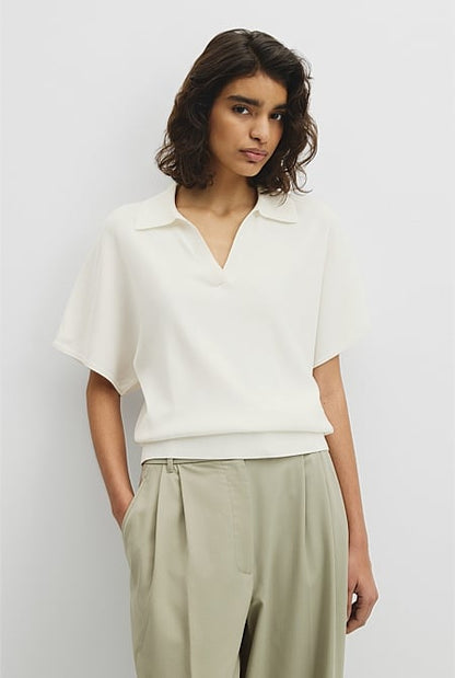 Compact Knit Polo