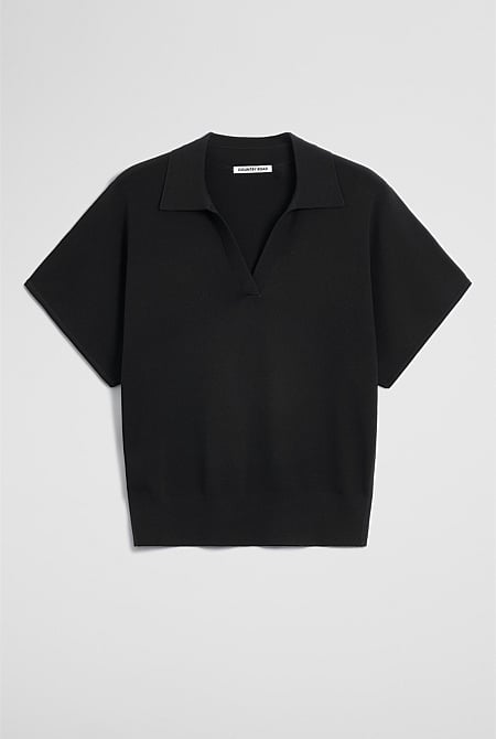 Compact Knit Polo