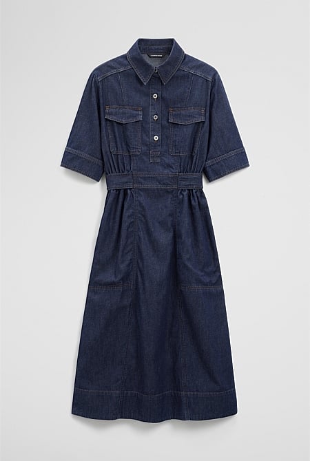 Utility Denim Dress