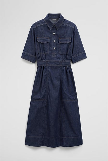 Utility Denim Dress