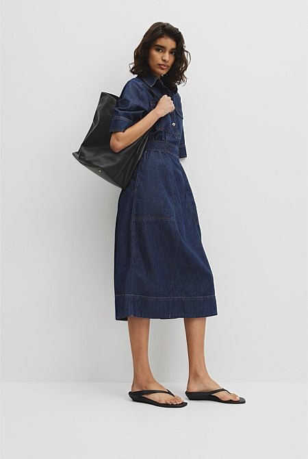 Utility Denim Dress