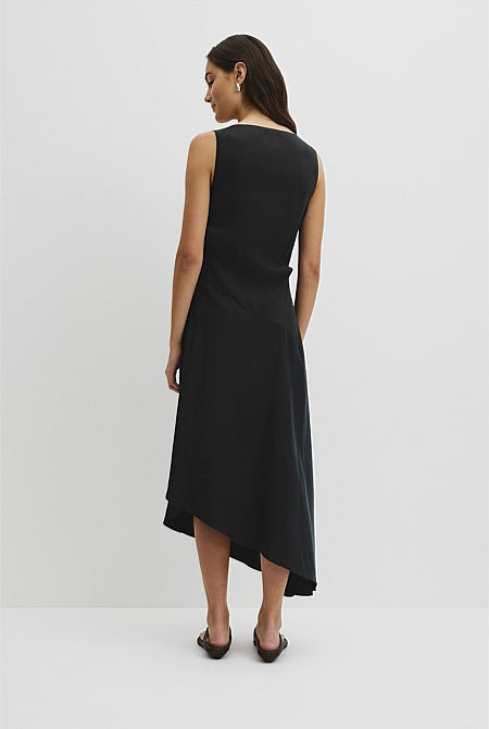 Cowl Neck Midi Dress