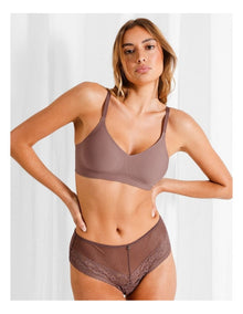 Pure Comfort Bonded Wirefree Bra in Rose Taupe