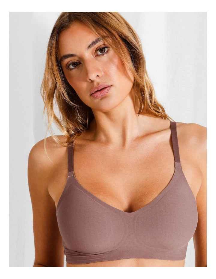 Pure Comfort Bonded Wirefree Bra in Rose Taupe