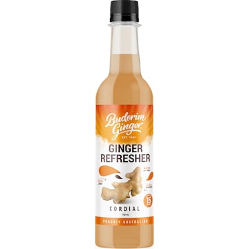 Buderim Ginger Refresher Cordial 750mL