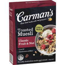 Carman's Muesli Toasted Classic Fruit & Nut 500g