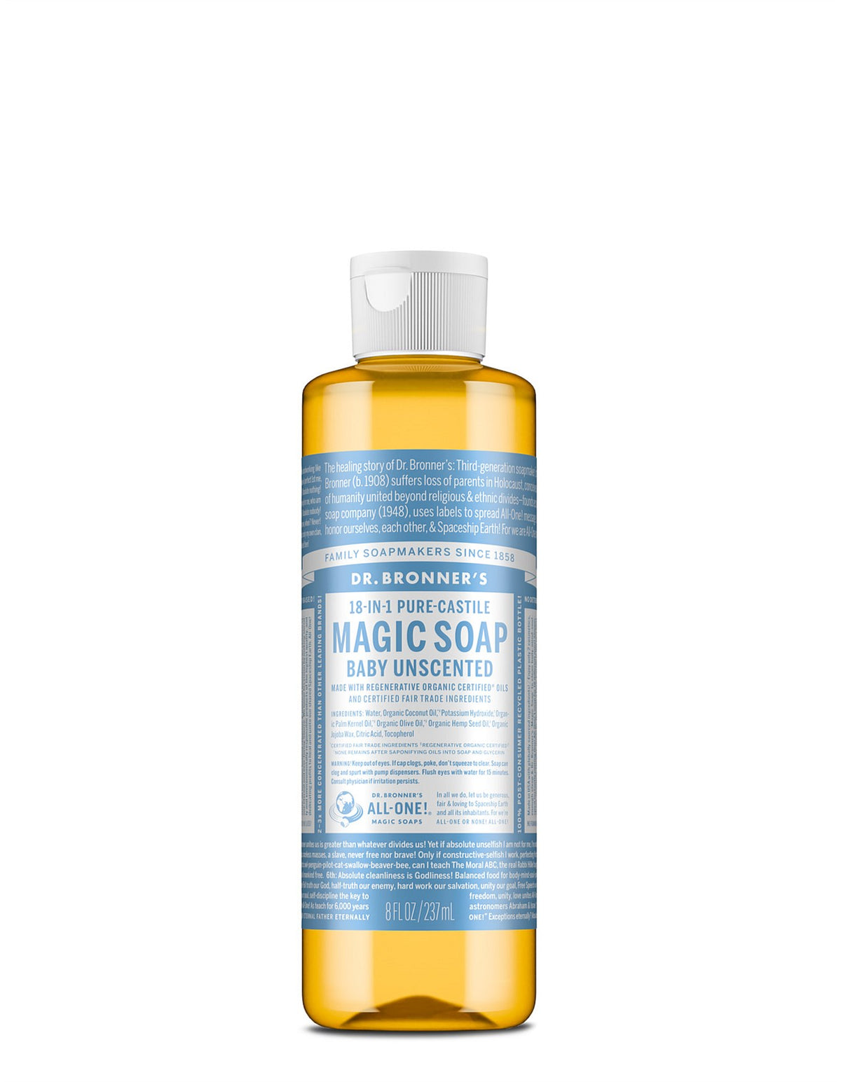 LIQUID CASTILE SOAP 237ML - BABY MILD
