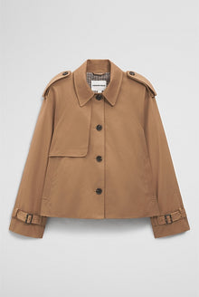 Crop Swing Trench Jacket