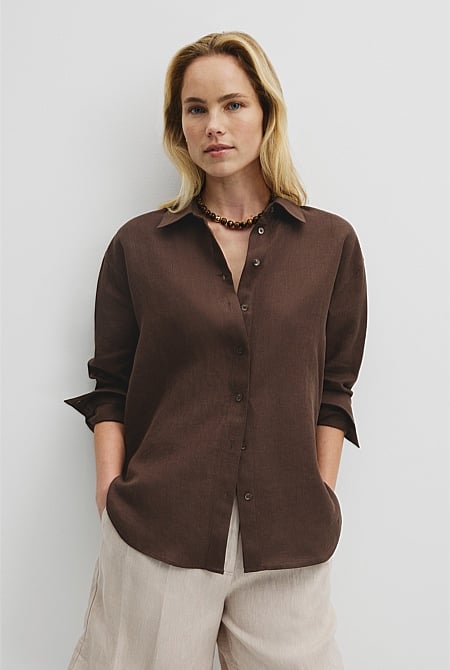 Oversized Linen Shirt