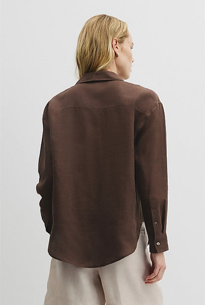 Oversized Linen Shirt