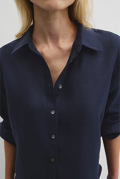 Oversized Linen Shirt