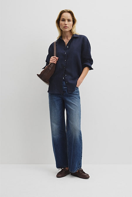 Oversized Linen Shirt