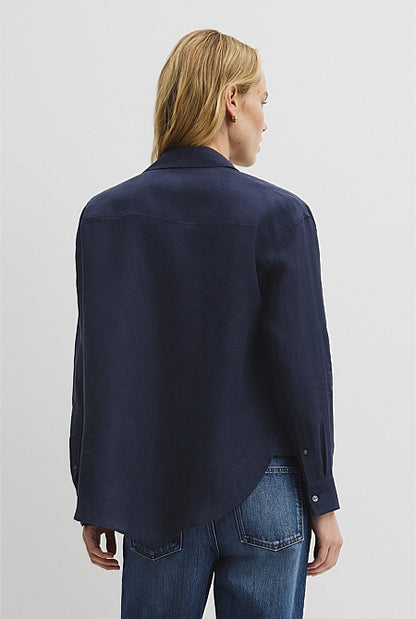 Oversized Linen Shirt