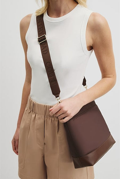 Soft Top Zip Crossbody Bag