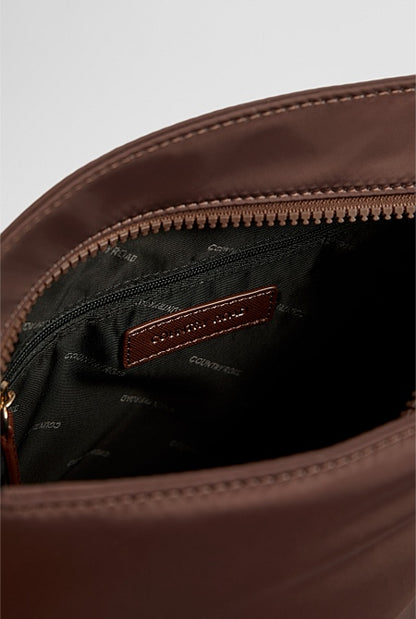 Soft Top Zip Crossbody Bag