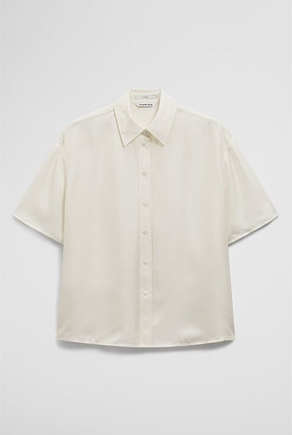 Short Sleeve Silk Shirt
