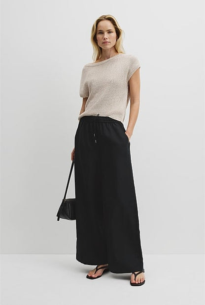 Pull-On Linen Pant