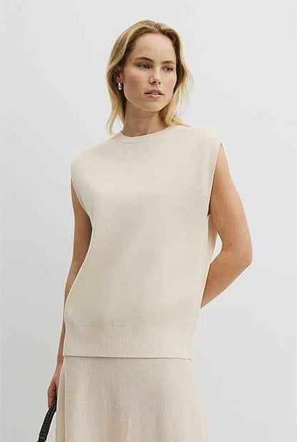 High Neck Sleeveless