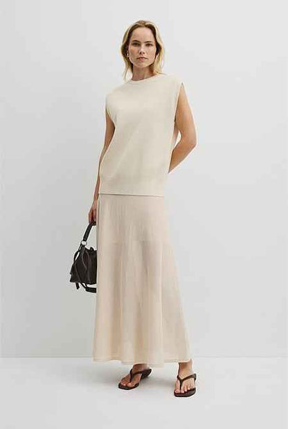 High Neck Sleeveless