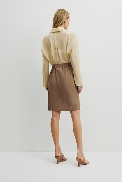 Twill Utility Skirt