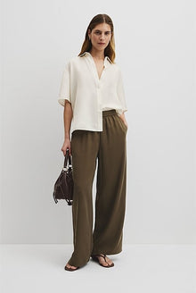 Pull-On Cupro Pant