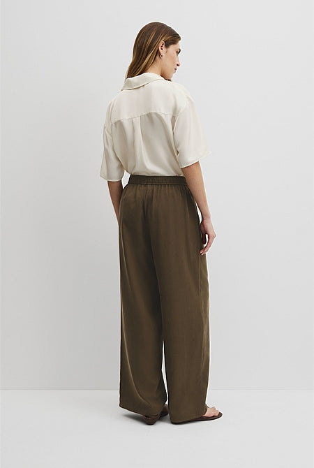 Pull-On Cupro Pant