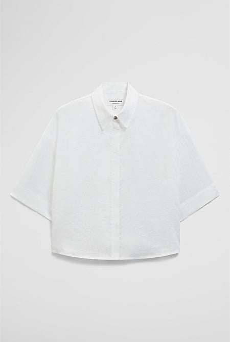 Short Sleeve Linen Shirt